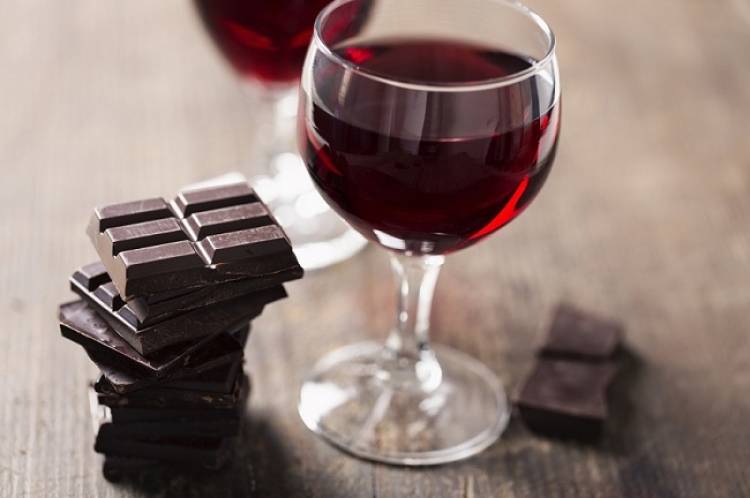 Vino y chocolate: una combinación afrodisíaca