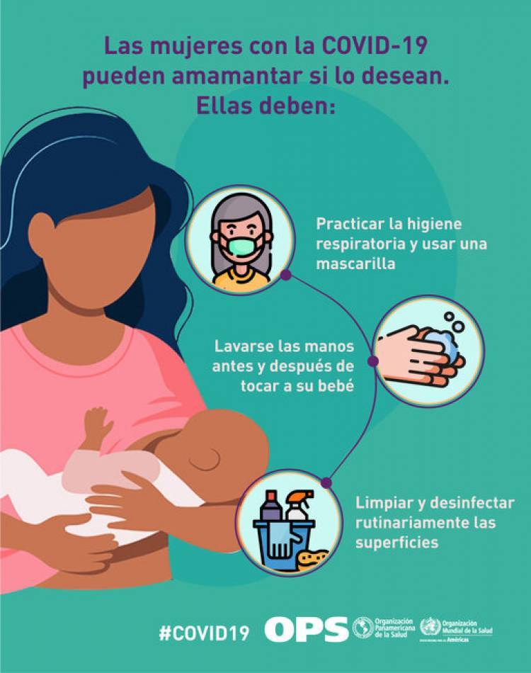 La OMS recomienda no dejar de amamantar en tiempos de pandemia