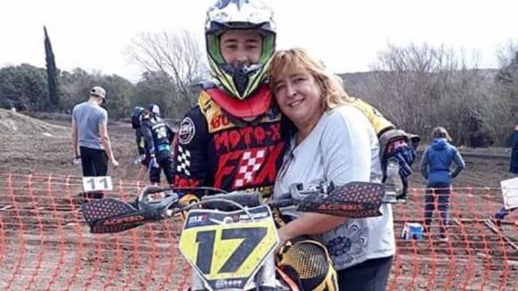 Joven villamariense debutó el fin de semana en el Campeonato Italiano de Motocross