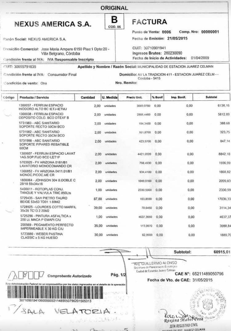 Exclusivo!! Te mostramos como operan los municipios con las facturas truchas