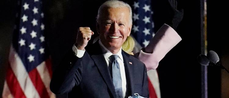 Joe Biden es el flamante presidente de EEUU y Kamala Harris su vicepresidenta