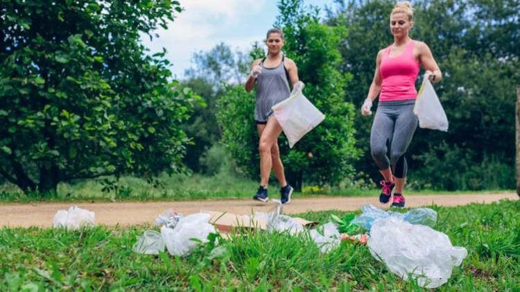 Ejercitando mientras se cuida el medio ambiente