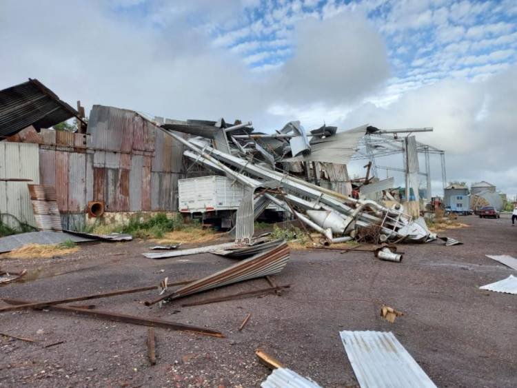 Fuerte temporal en la zona