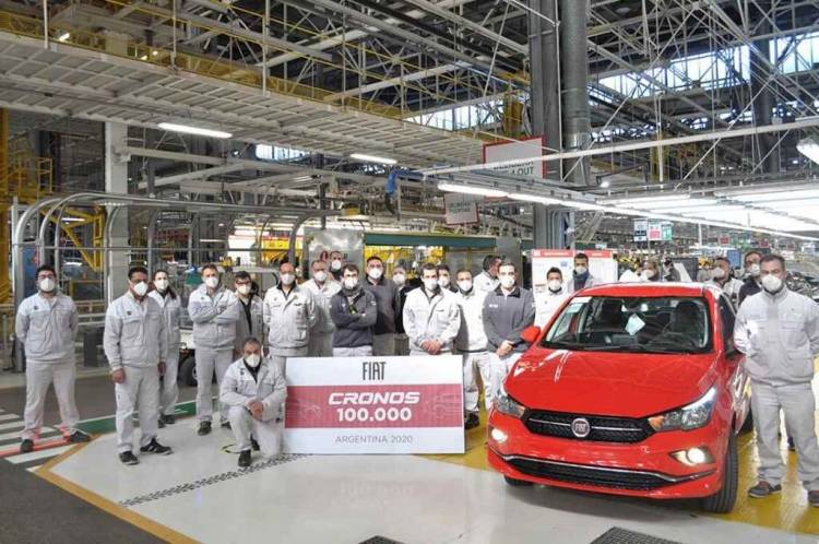 Fiat duplicará este año la producción del Cronos en Córdoba