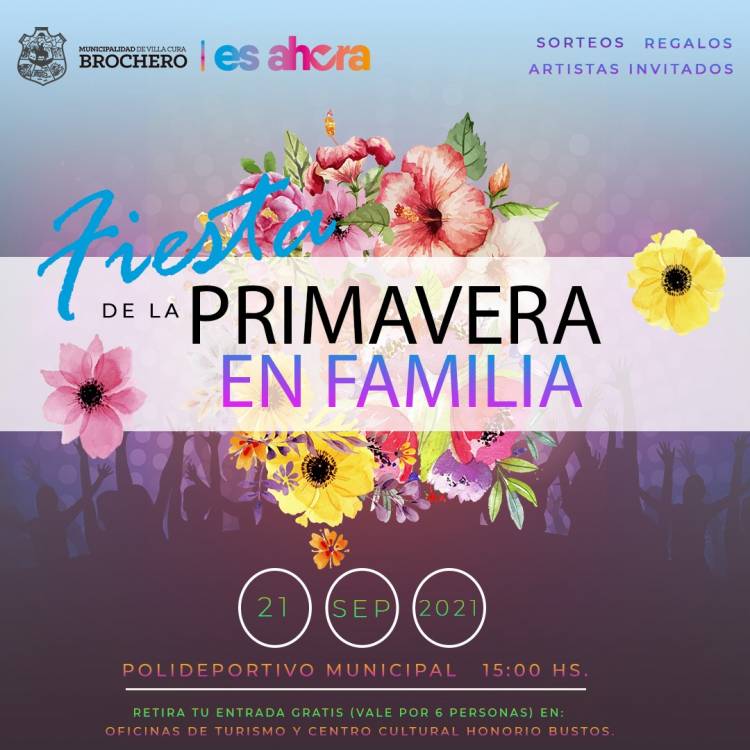 VILLA CURA BROCHERO CELEBRA LA PRIMAVERA CON UNA GRAN FIESTA 