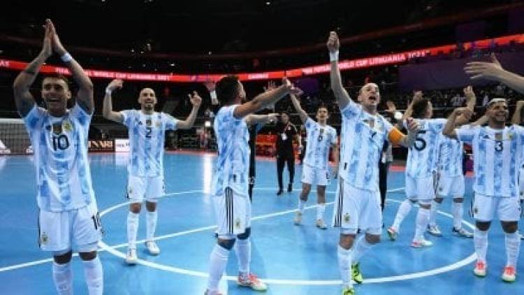 Argentina le ganó a su eterno rival Brasil y está en la final del Mundial de Futsal