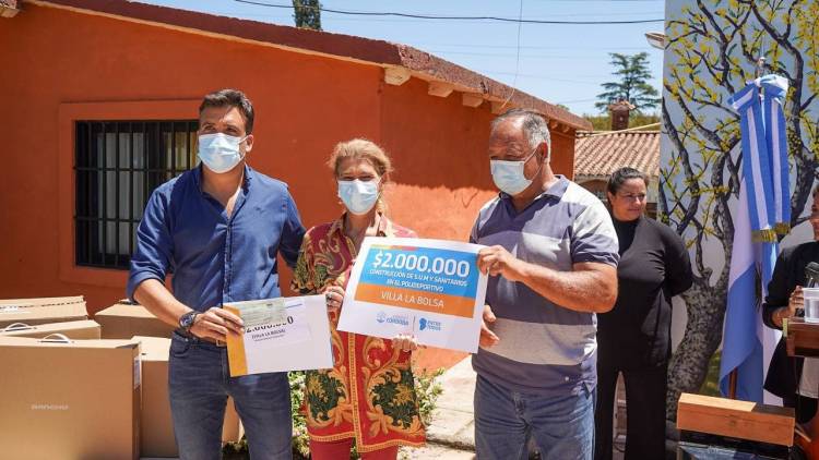 Departamento Santa María:Centros de salud recibieron fondos para obras y recursos