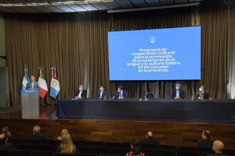 Se renovó el acuerdo de cooperación cultural entre Córdoba e Italia