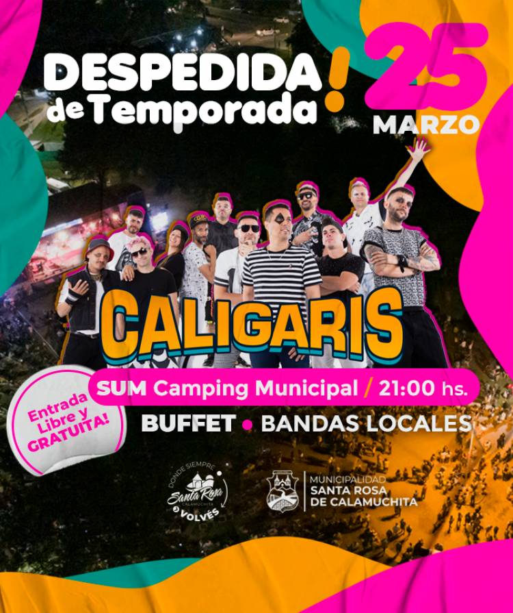 Despedida de Temporada a lo grande en Santa Rosa de Calamuchita