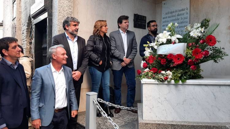Myrian Prunotto participó del homenaje a Raúl Alfonsín