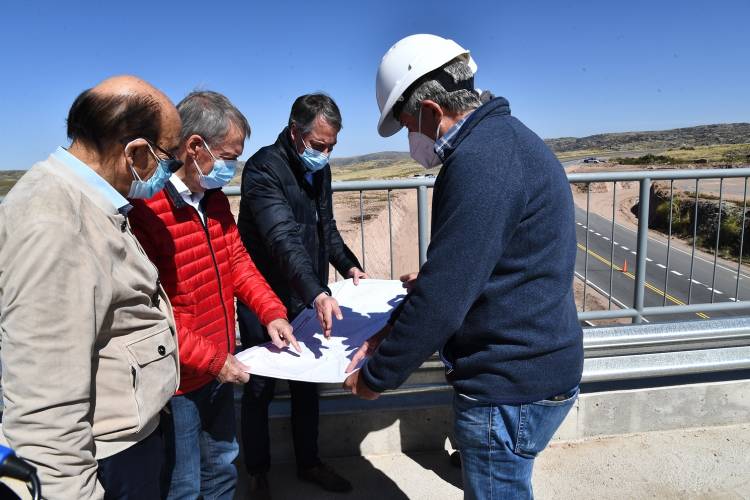 Parque Nacional Quebrada del Condorito: Schiaretti recorrió la obra de acceso