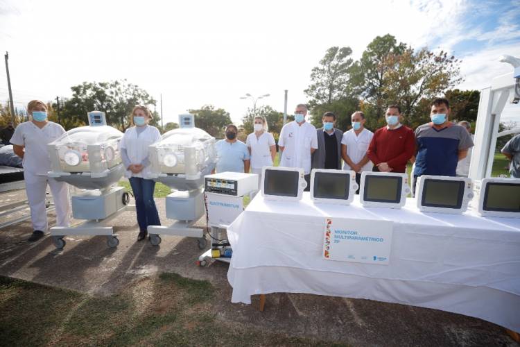 El Hospital Abel Ayerza recibió equipamiento de la Provincia