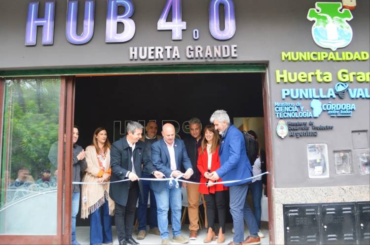 En Huerta Grande, Inauguraron el Centro Tecnológico HUB 4.0