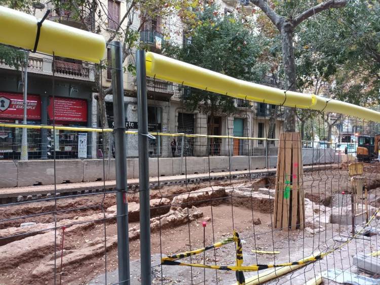 Descubrimiento en Barcelona de una antigua construcción
