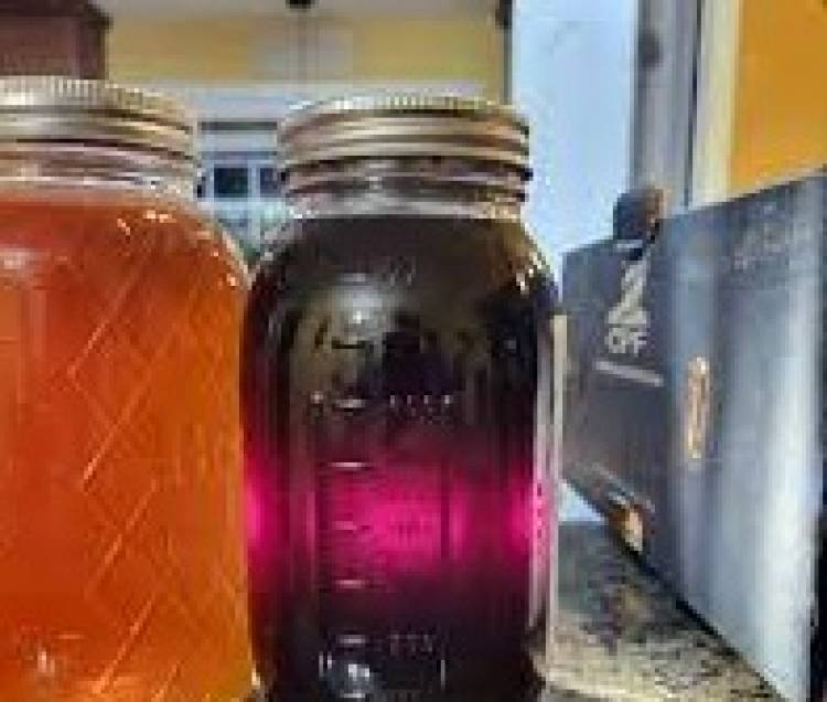 ¿Existe la miel de color violeta?