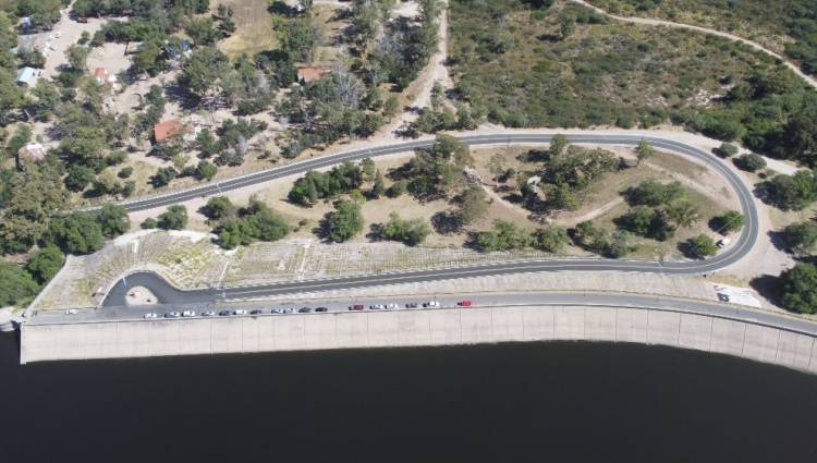 Rehabilitaron el camino de acceso al Dique