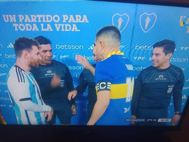 La despedida de un grande con el "más grande"