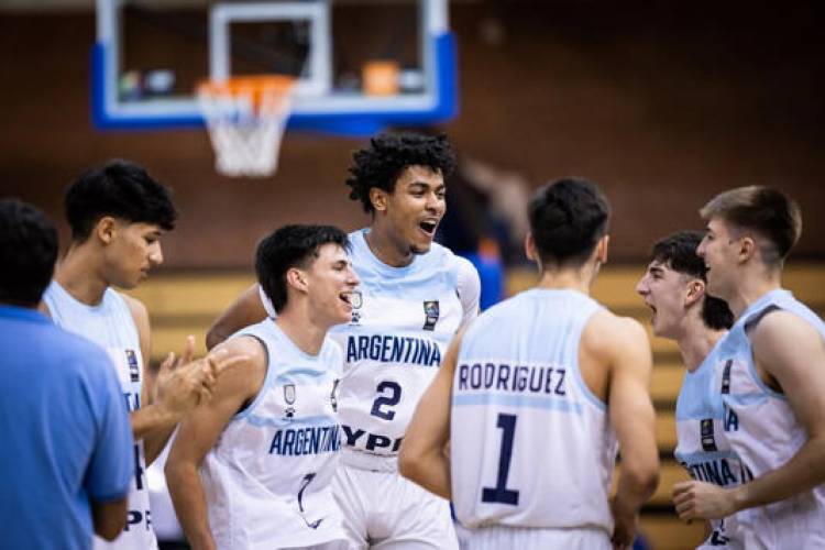Mundial juvenil de básquet con Argentina en levantada