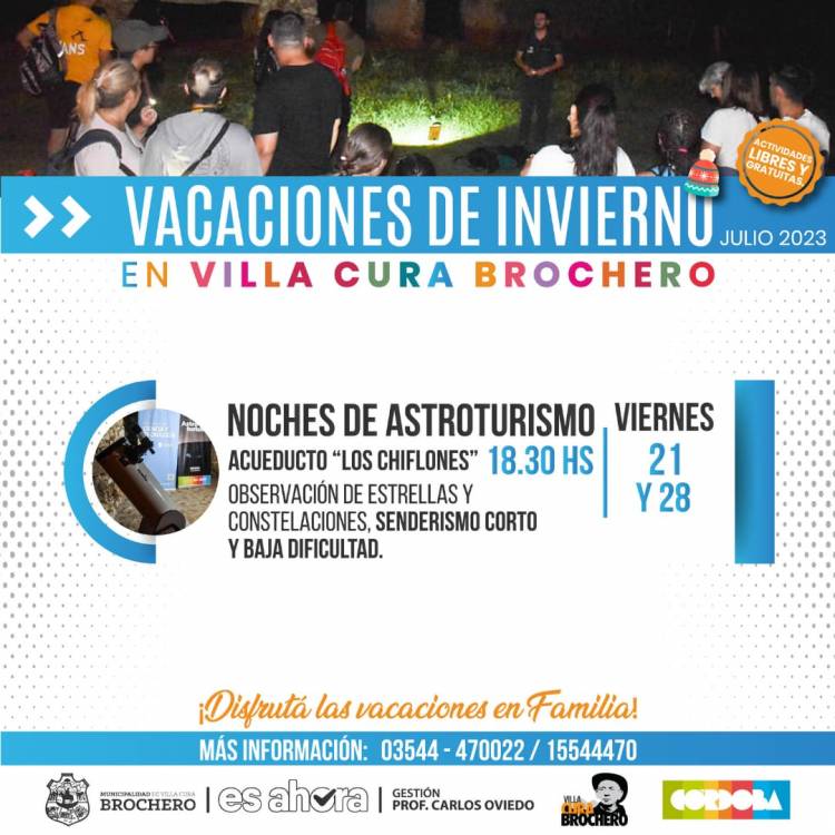 2° NOCHE DE SENDERISMO Y ASTROTURISMO EN LOS CHIFLONES