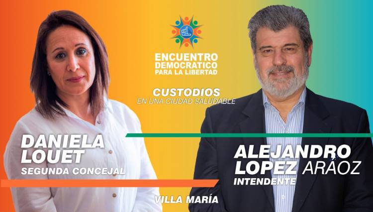Elecciones Villa María - Alejandro López: "Queremos lograr que la gente de Villa María sea lo más feliz que se pueda y lo más sana posible"