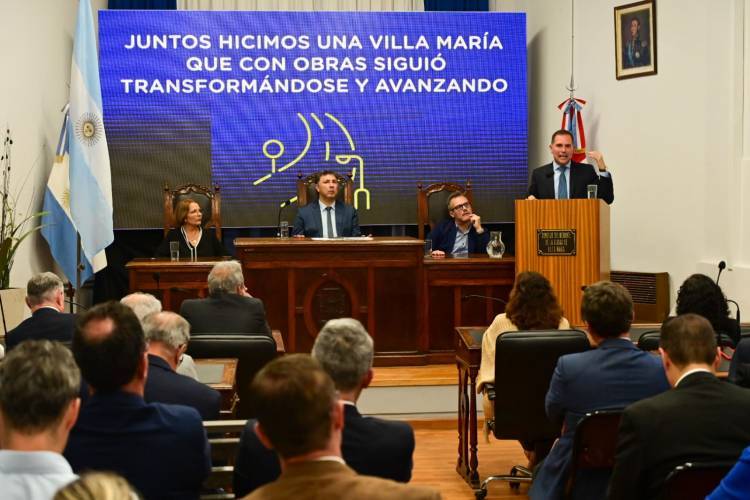 Martín Gill expuso su último y completo informe de gestión