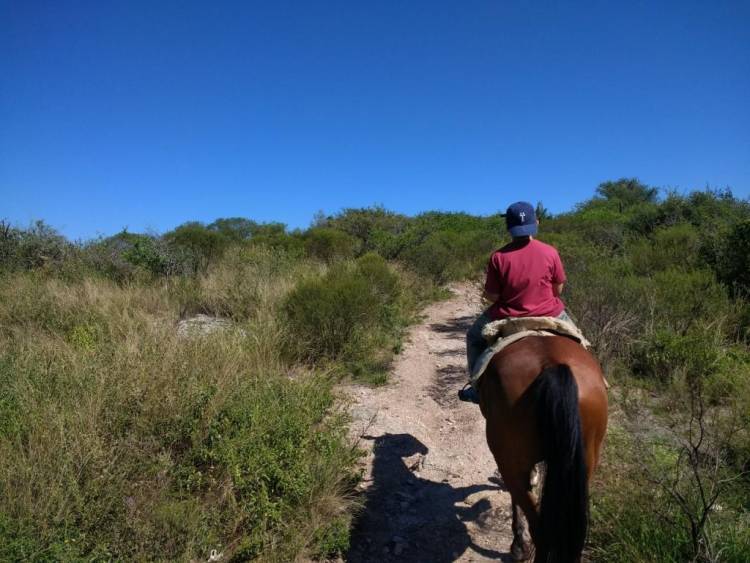 Una excursión en cabalgata por Agua de Oro