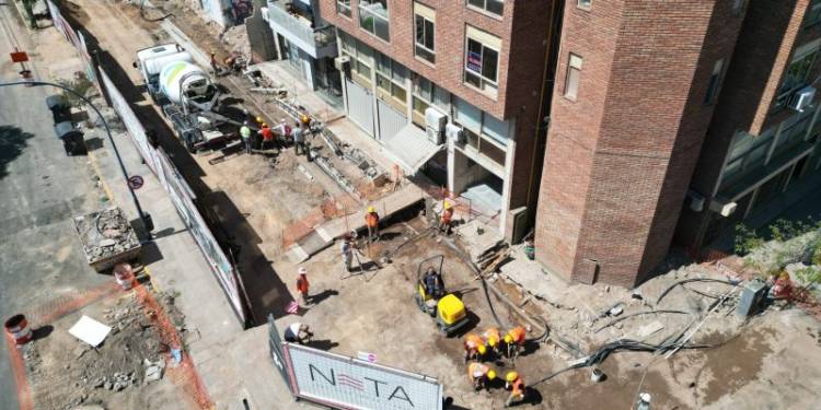 Etapa trascendental de la obra de ensanche de avenida Maipú