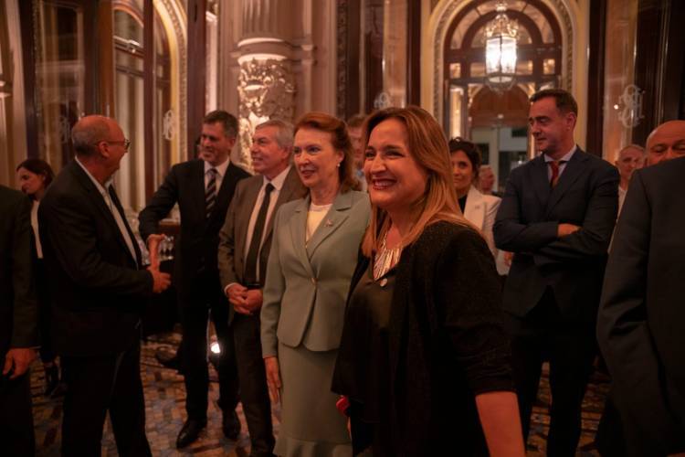 Myrian Prunotto y Diana Mondino inauguraron un encuentro nacional de comercio y relaciones exteriores