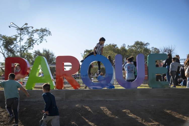 Se vivió una fiesta en la inauguración de uno de los espacios verdes más grandes de Rio Cuarto