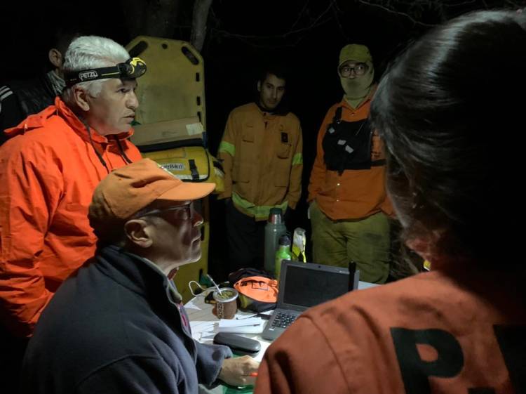 Bomberos del país se capacitan en Salsipuedes para realizar búsquedas