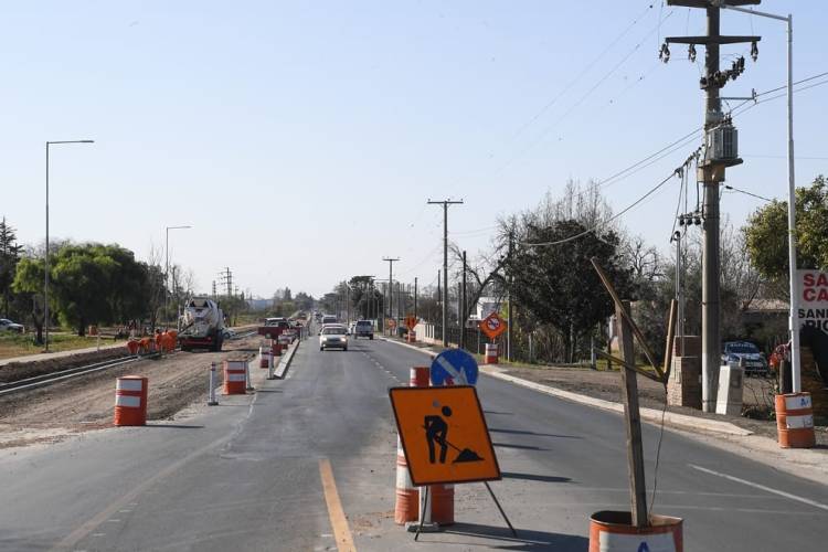 En Ruta 9 Norte, progresa la obra de duplicación de calzada