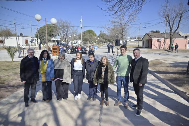 Myrian Prunotto encabezó la inauguración de obras en General Deheza