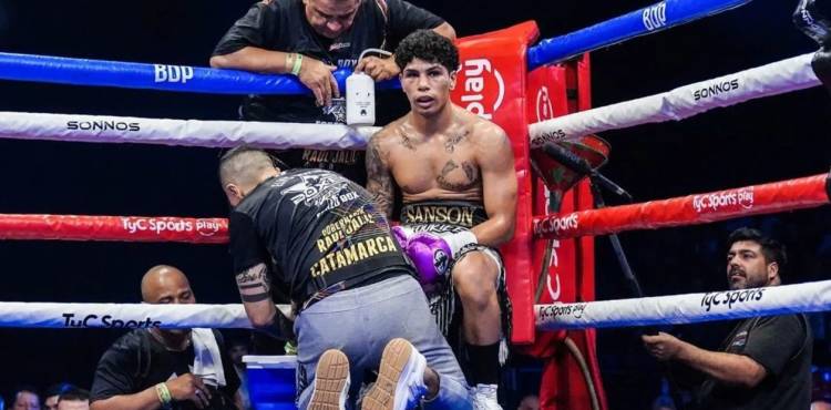 Un riojano que es promesa del boxeo