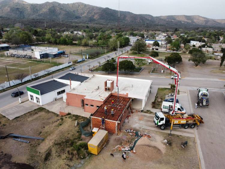 Malagueño: Avanza la ampliación del Centro de Salud de B° San Nicolás