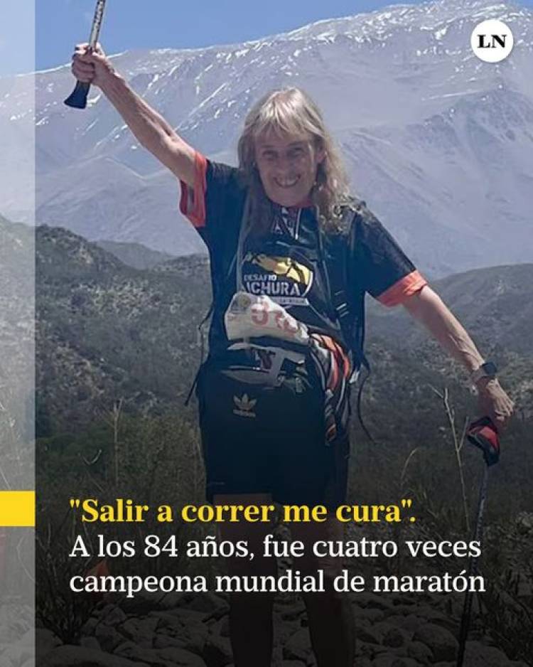 Maratonista argentina senior multiplecampeona mundial