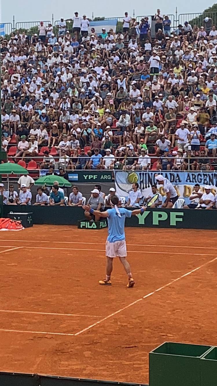 Tenis COPA DAVIS: Argentina enfrenta a Italia, último campeón