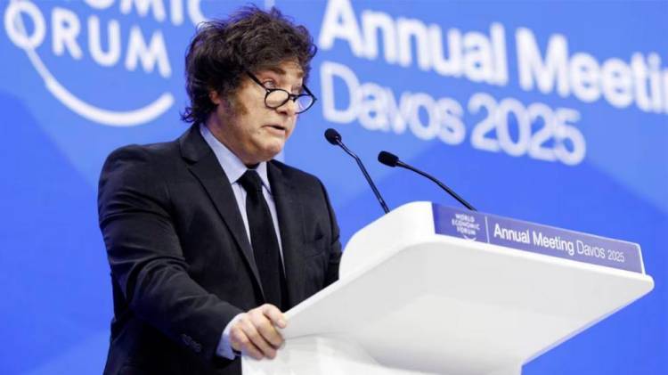 Milei en Davos: “La única forma de cortar de cuajo con este sistema perverso es eliminar la burocracia estatal".