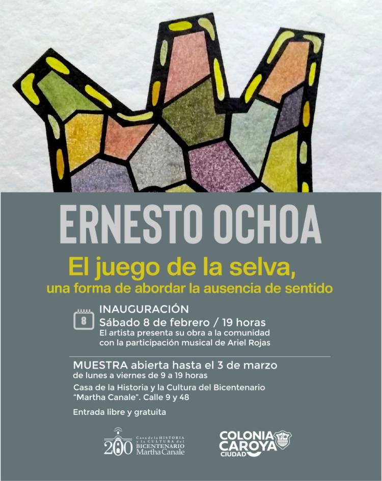 Colonia Caroya: Inaugura la exposición de Ernesto Ochoa!