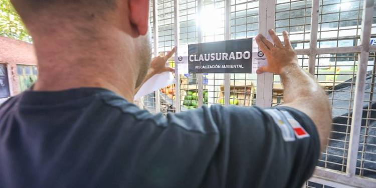 Clausuraron a cinco verdulerías y carnicerías