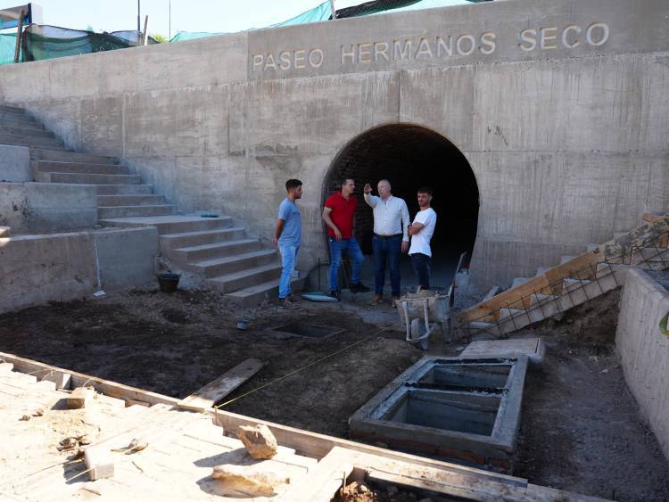 Tramo final de una obra postergada que transformará el paso ferroviario subterráneo 