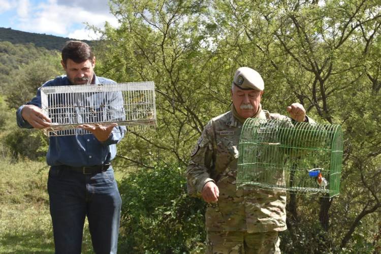 En La Calera, realizaron una jornada de liberación de animales silvestres