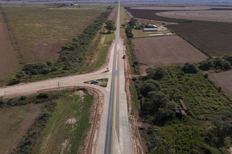 En La Puerta, finalizan los trabajos del desvío de tránsito pesado