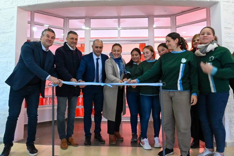 En El  Fortín, Prunotto inauguró infraestructura escolar y ambiental