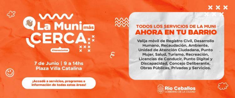 Río Ceballos: Llega a los barrios servicios y recreación a cargo de la Municipalidad