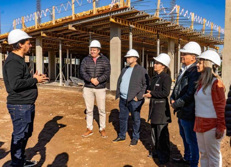 Gran avance de la construcción de la sede Villa Dolores de la Universidad Provincial