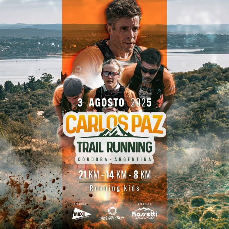 Este domingo, a correr entre paisajes: llega el Carlos Paz Trail Running 2025