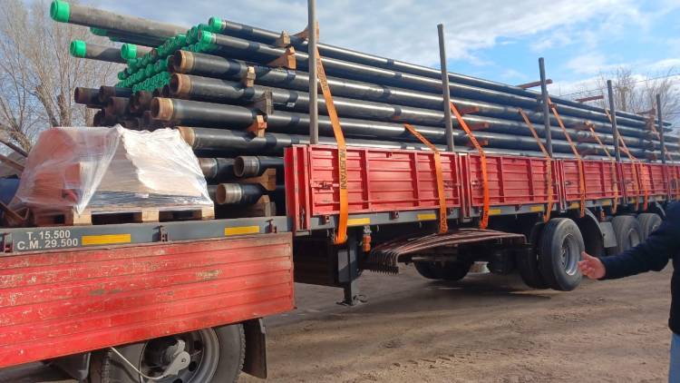 Sinsacate avanza con la obra del Gasoducto: Llegaron los primeros materiales y se consolida una inversión histórica